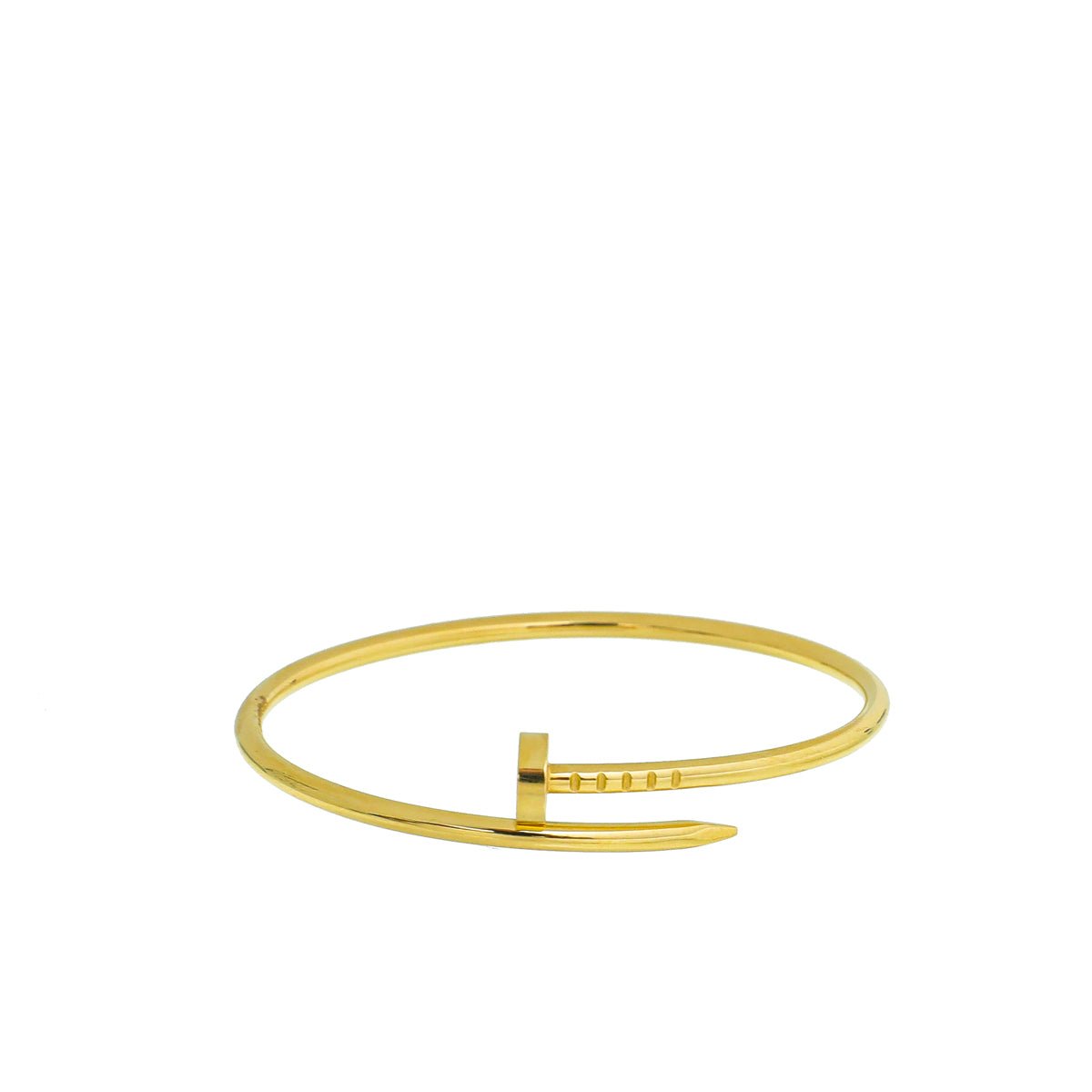 Cartier 18K Yellow Gold Juste UN Clou Small Model Bracelet 15