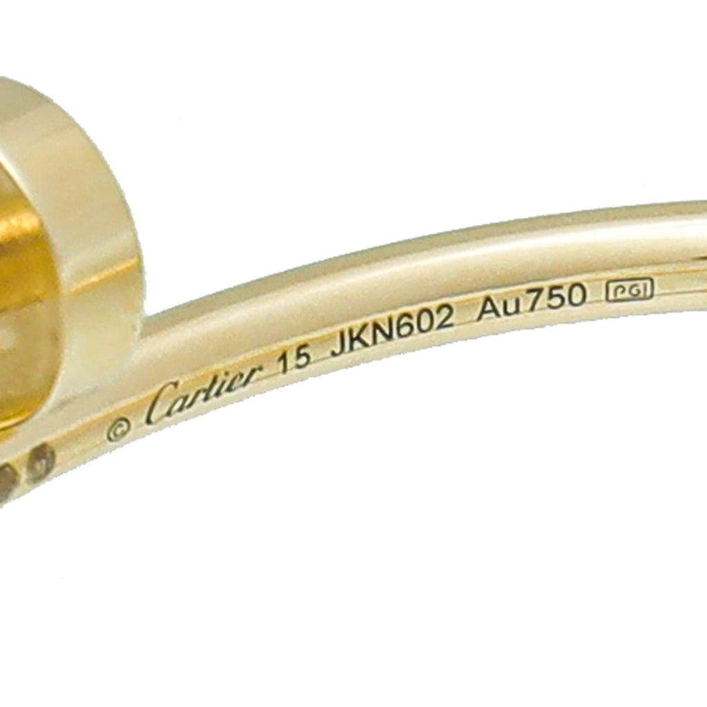 Cartier 18K Yellow Gold Juste UN Clou Small Model Bracelet 15