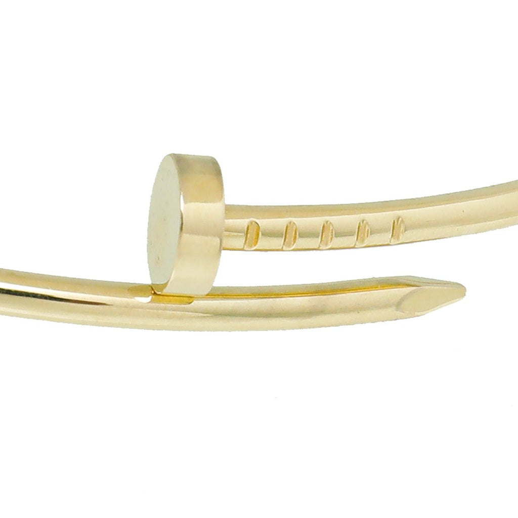 Cartier 18K Yellow Gold Juste Un Clou Small Model Bracelet 19