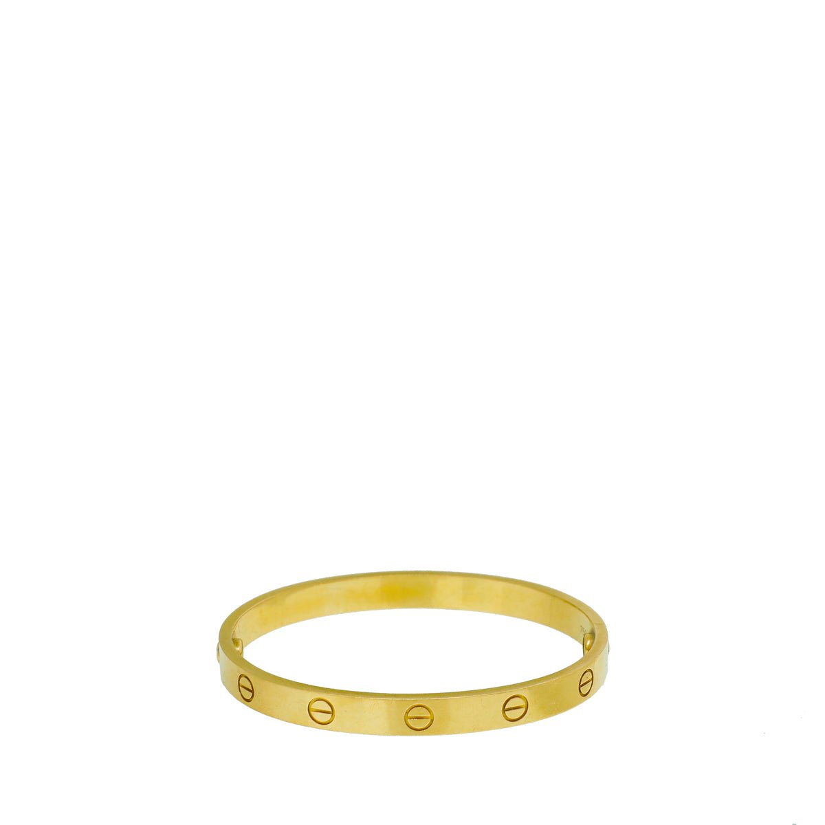 Cartier 18K Yellow Gold Love Classic Bracelet 17