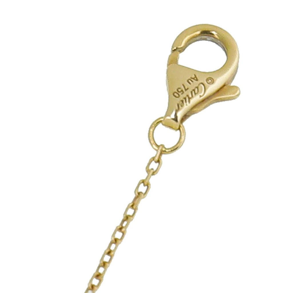 Cartier 18K Yellow Gold MOP Diamond Amulette De Cartier XS Model Bracelet