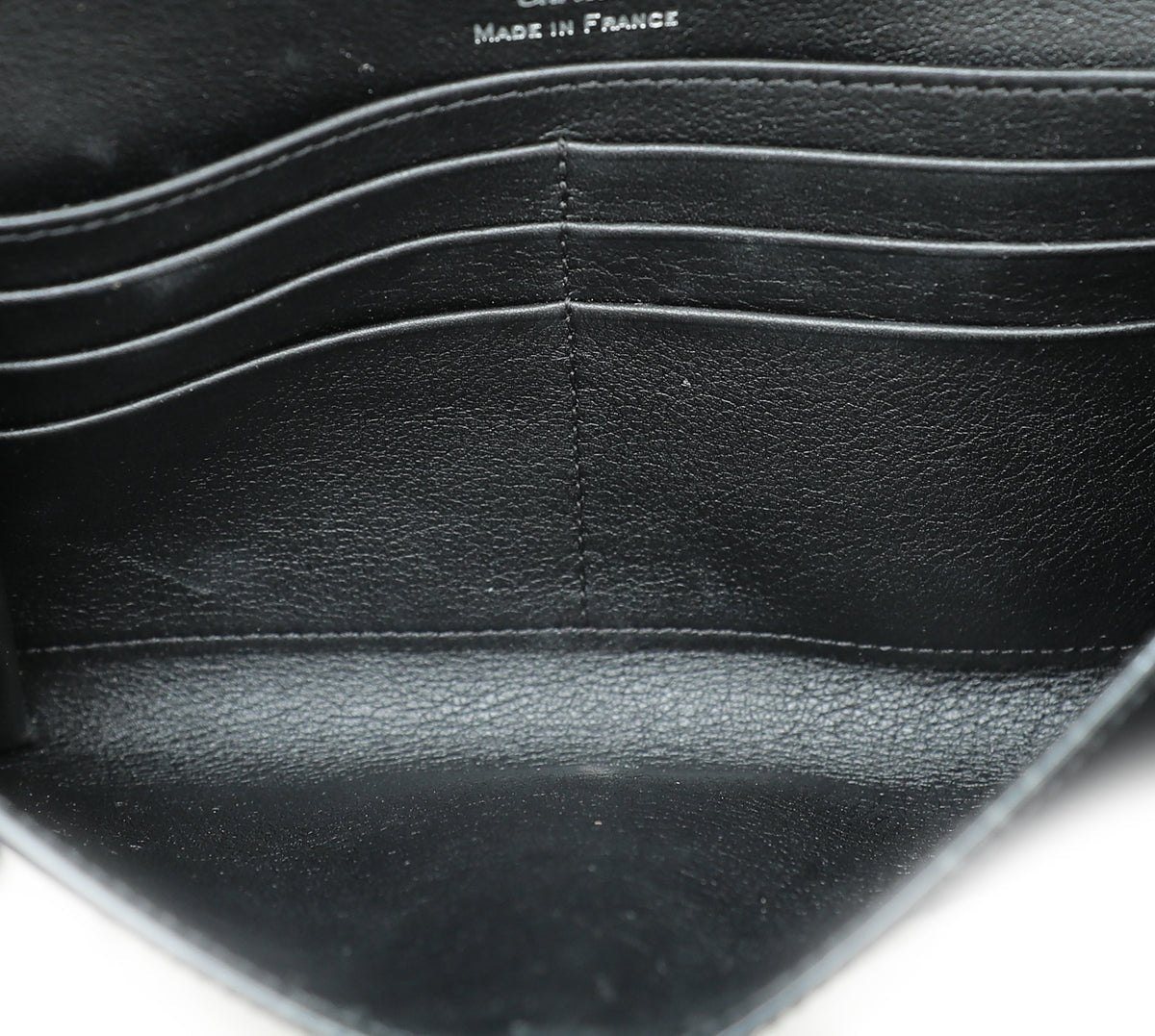 Cartier Black Happy Birthday Flap Chain Wallet