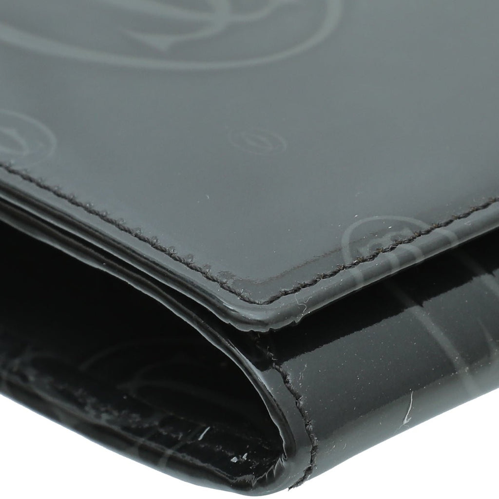 Cartier Black Happy Birthday Flap Chain Wallet