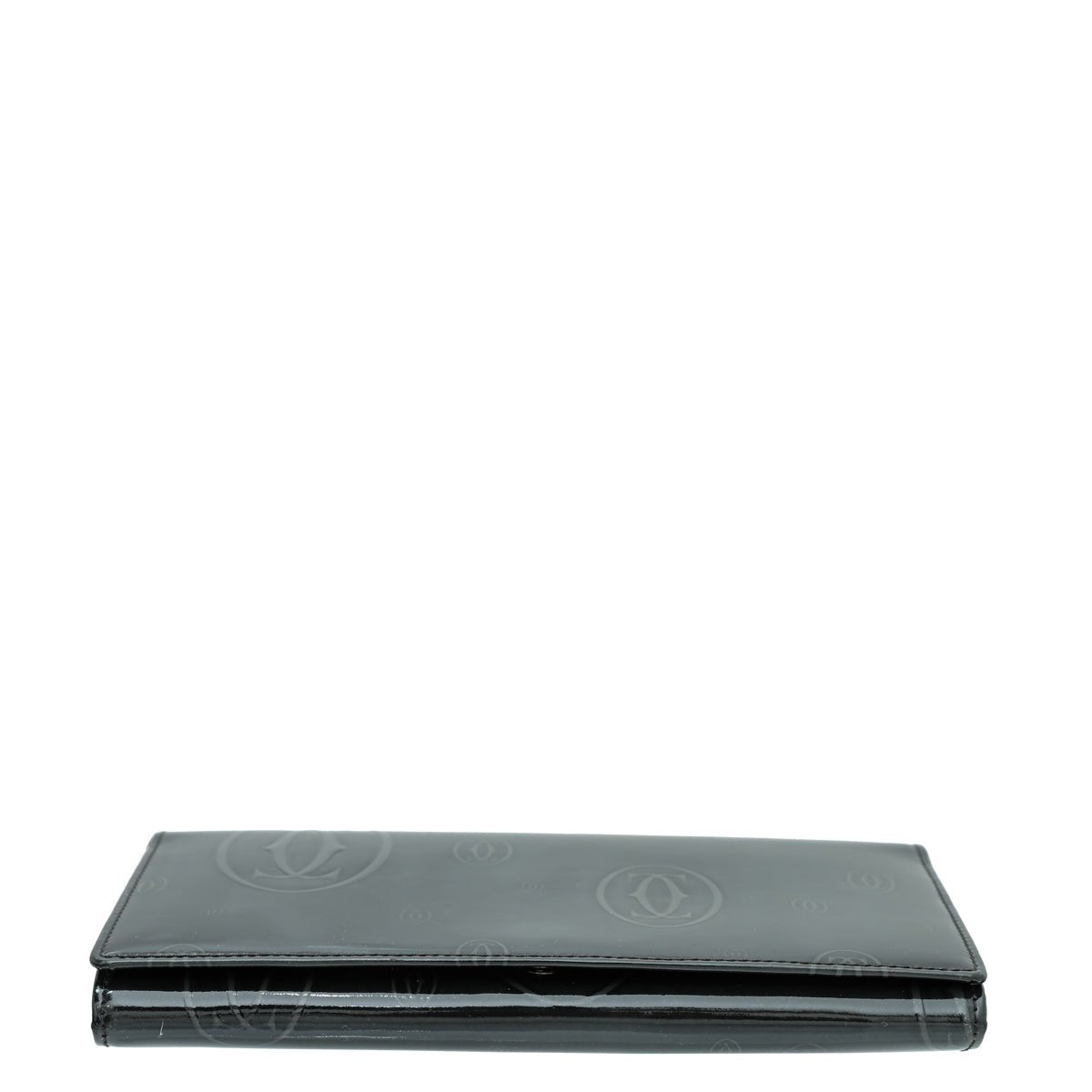 Cartier Black Happy Birthday Flap Chain Wallet