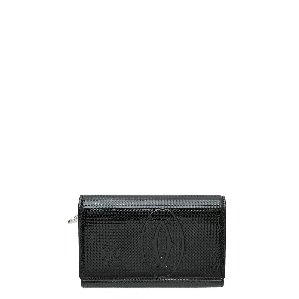 Cartier Black Happy Birthday Flap Wallet