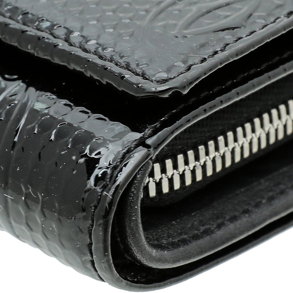 Cartier Black Happy Birthday Flap Wallet