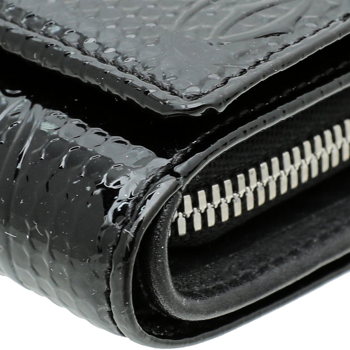 Cartier Black Happy Birthday Flap Wallet