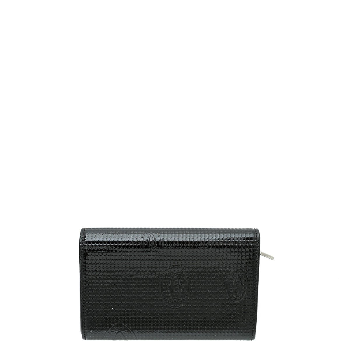 Cartier Black Happy Birthday Flap Wallet