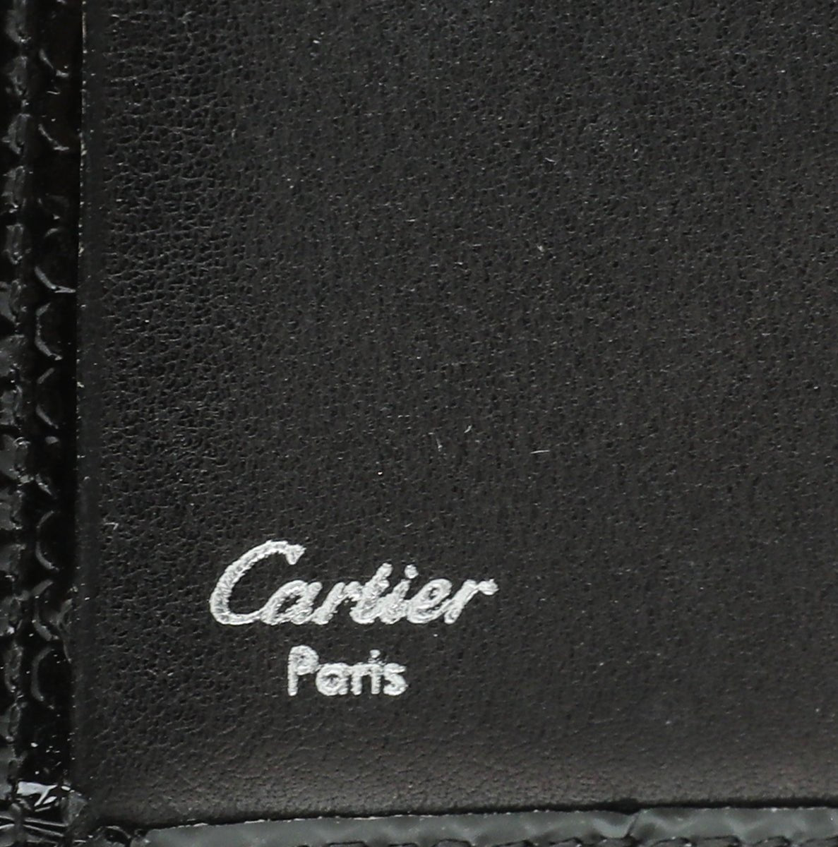 Cartier Black Happy Birthday Flap Wallet