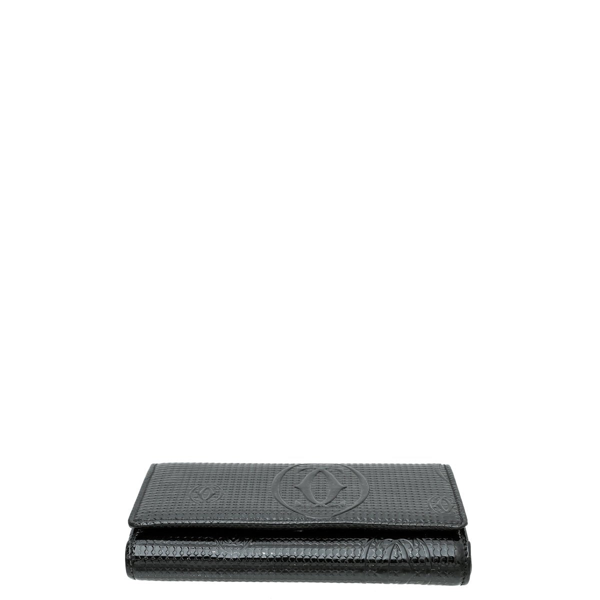 Cartier Black Happy Birthday Flap Wallet