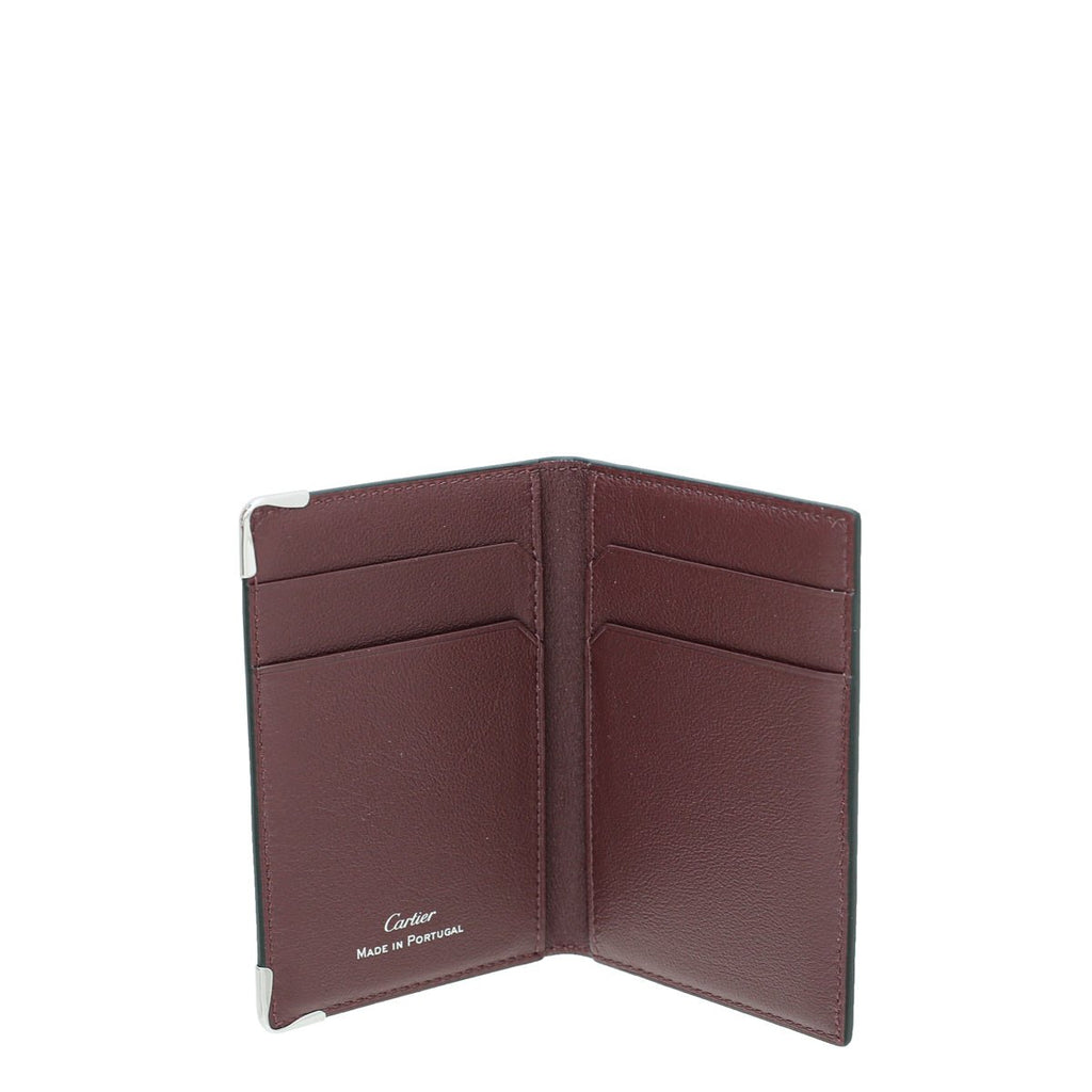 Cartier Black Must De Cartier Card Holder