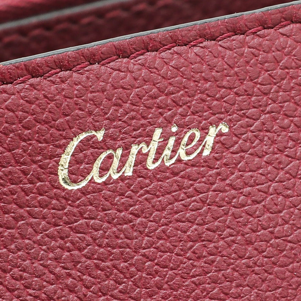 Cartier Burgundy C De Cartier Mini Bag