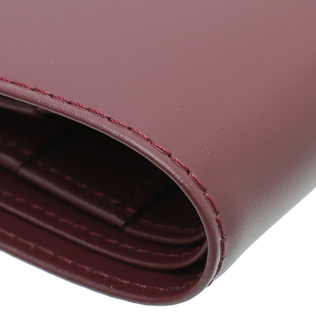 Cartier Burgundy Vintage Must De Cartier Wallet