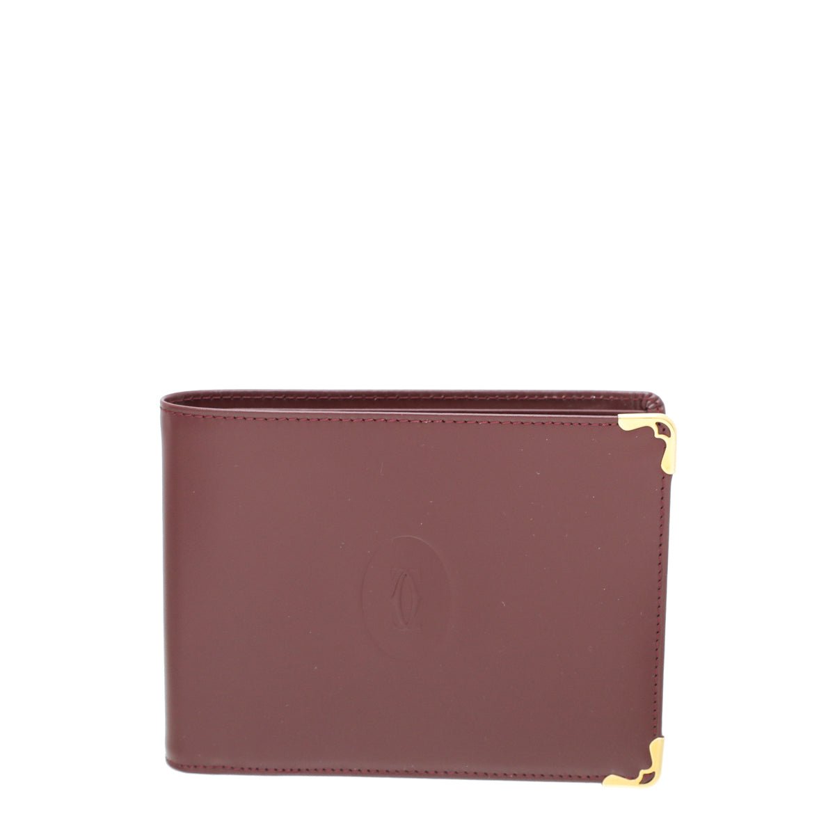 Cartier Burgundy Vintage Must De Cartier Wallet