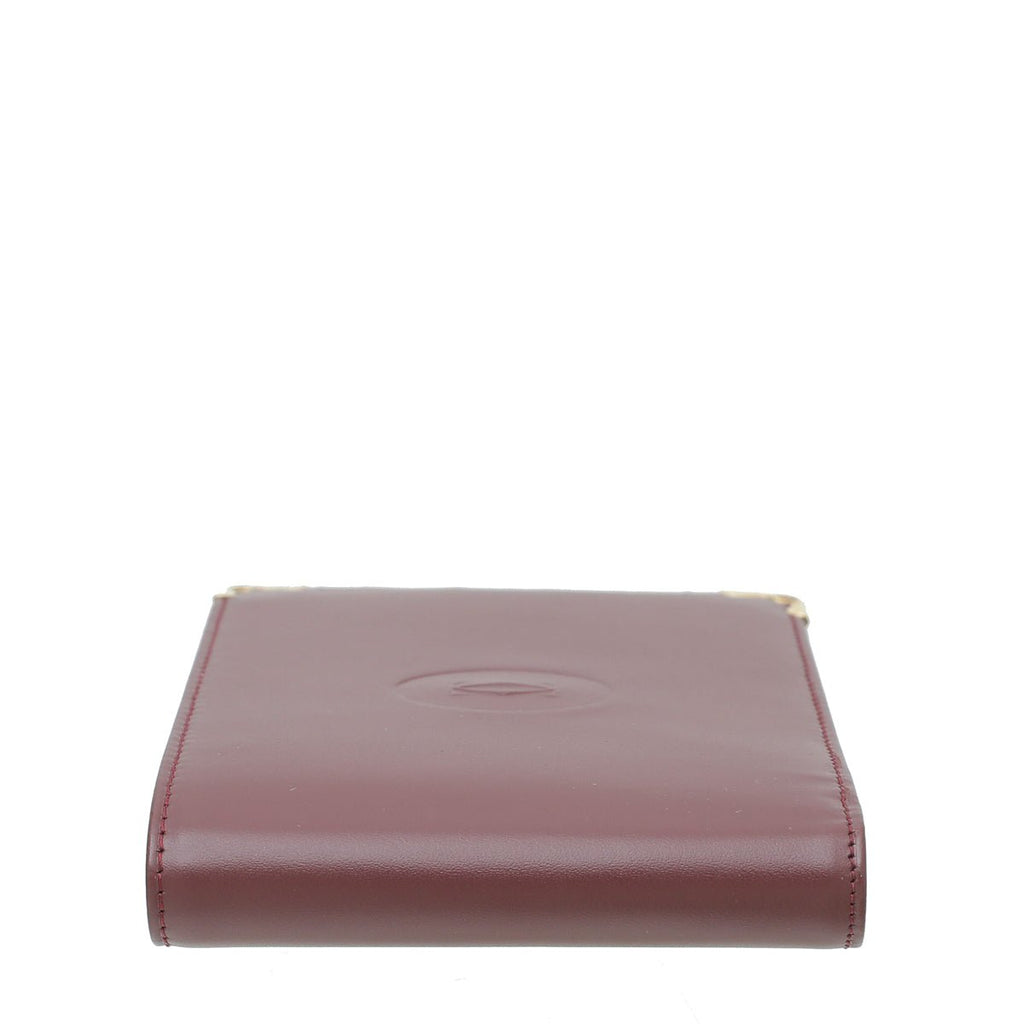 Cartier Burgundy Vintage Must De Cartier Wallet
