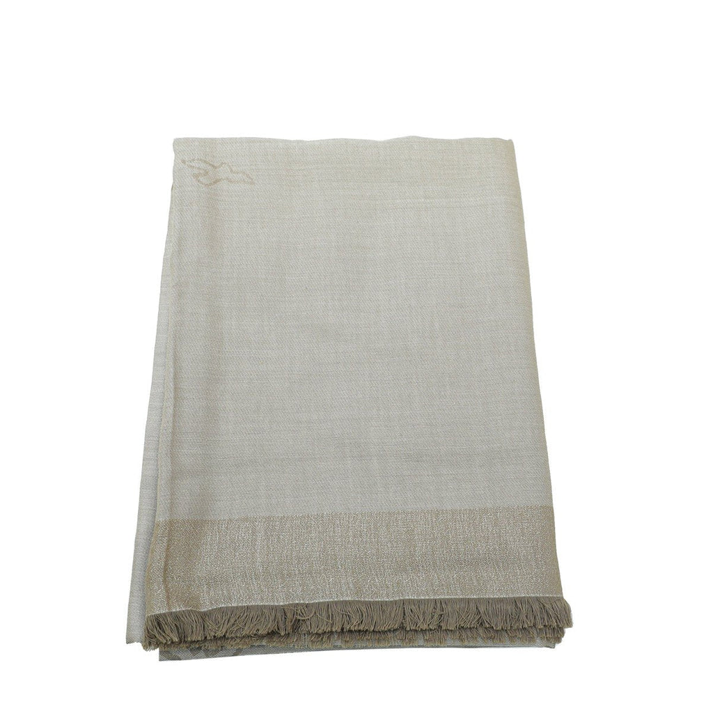 Cartier Champagne Birds Print Cashmere Scarf