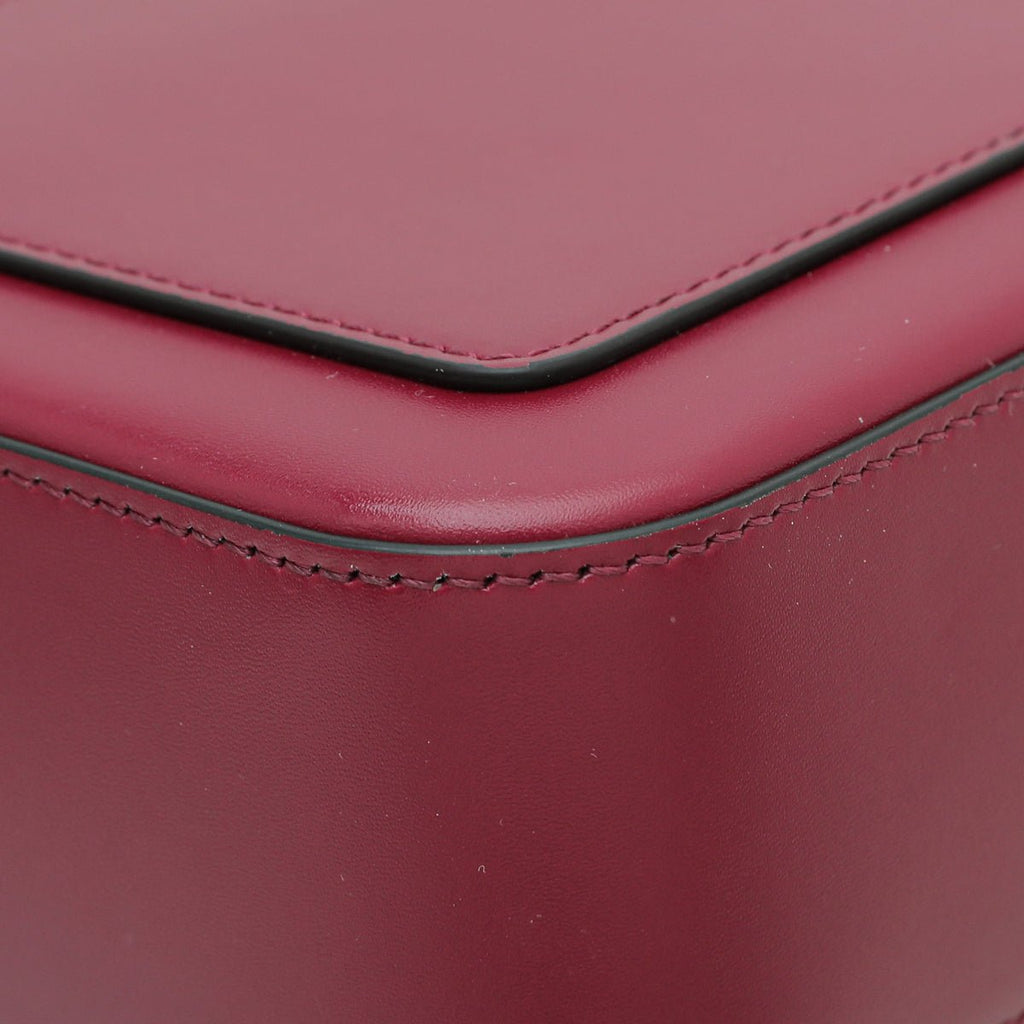 Cartier Cherry Red Double C De Cartier Small Bag