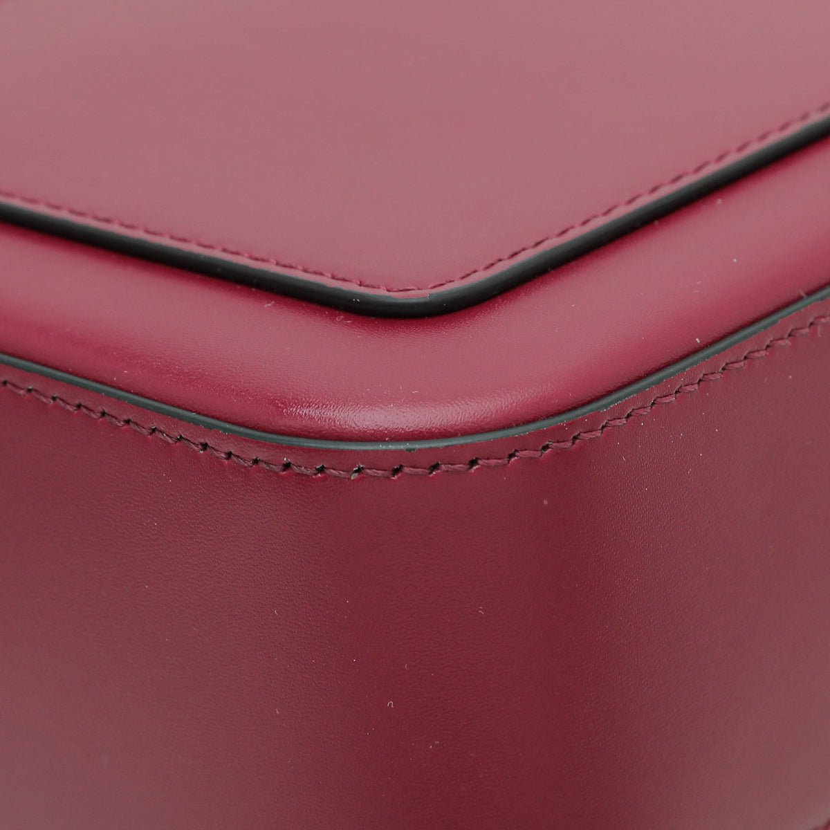 Cartier Cherry Red Double C De Cartier Small Bag