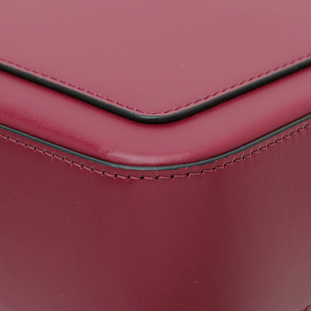 Cartier Cherry Red Double C De Cartier Small Bag