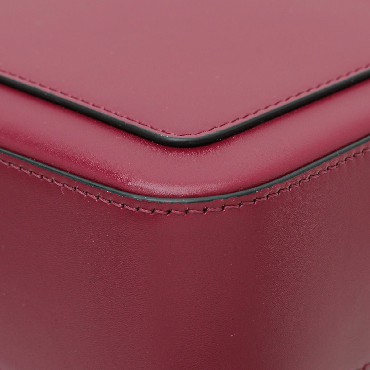 Cartier Cherry Red Double C De Cartier Small Bag
