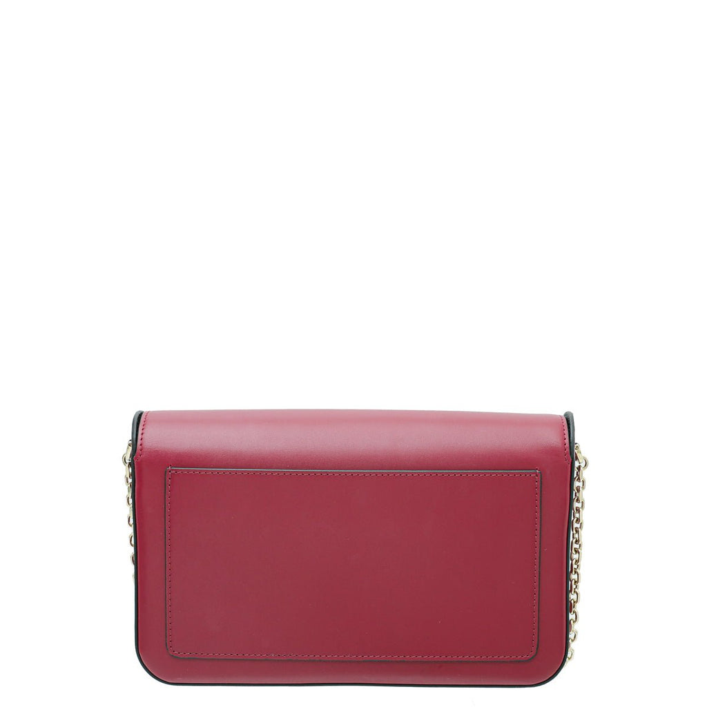 Cartier Cherry Red Double C De Cartier Small Bag