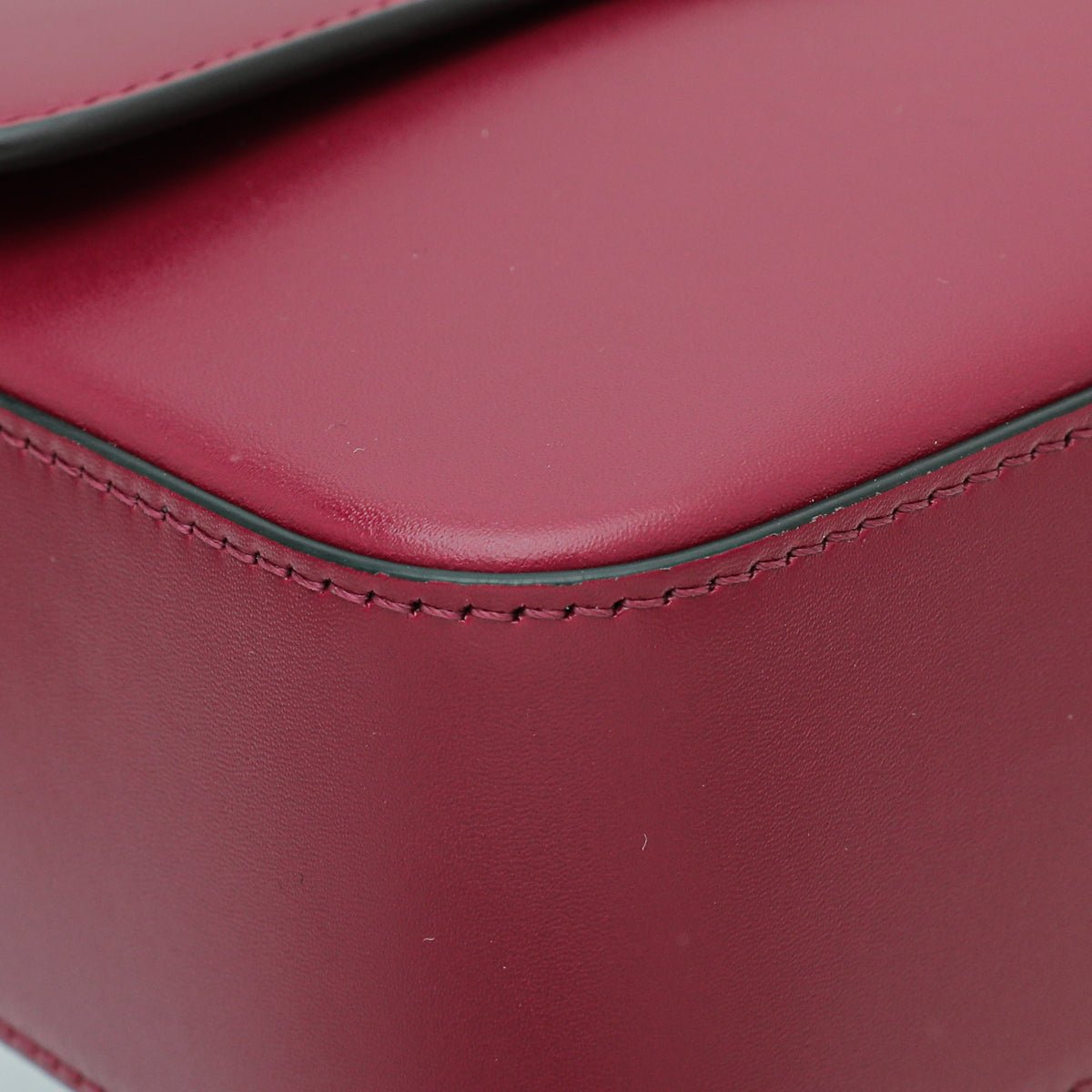 Cartier Cherry Red Double C De Cartier Small Bag