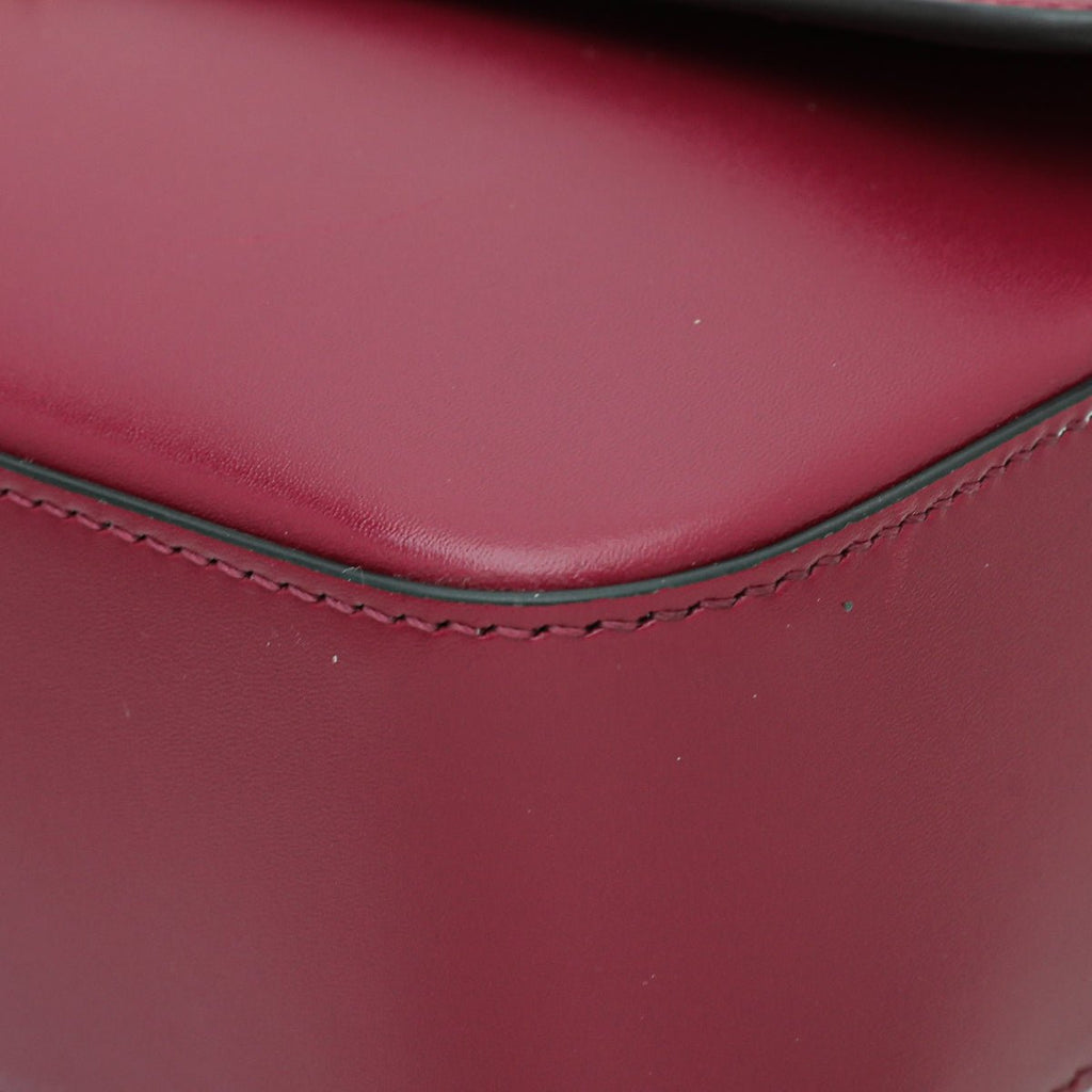 Cartier Cherry Red Double C De Cartier Small Bag