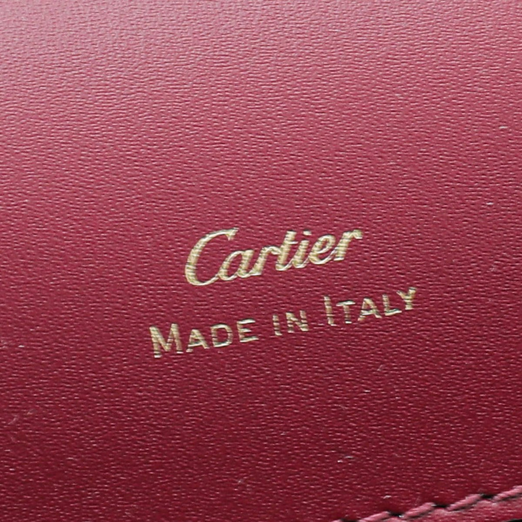 Cartier Cherry Red Double C De Cartier Small Bag