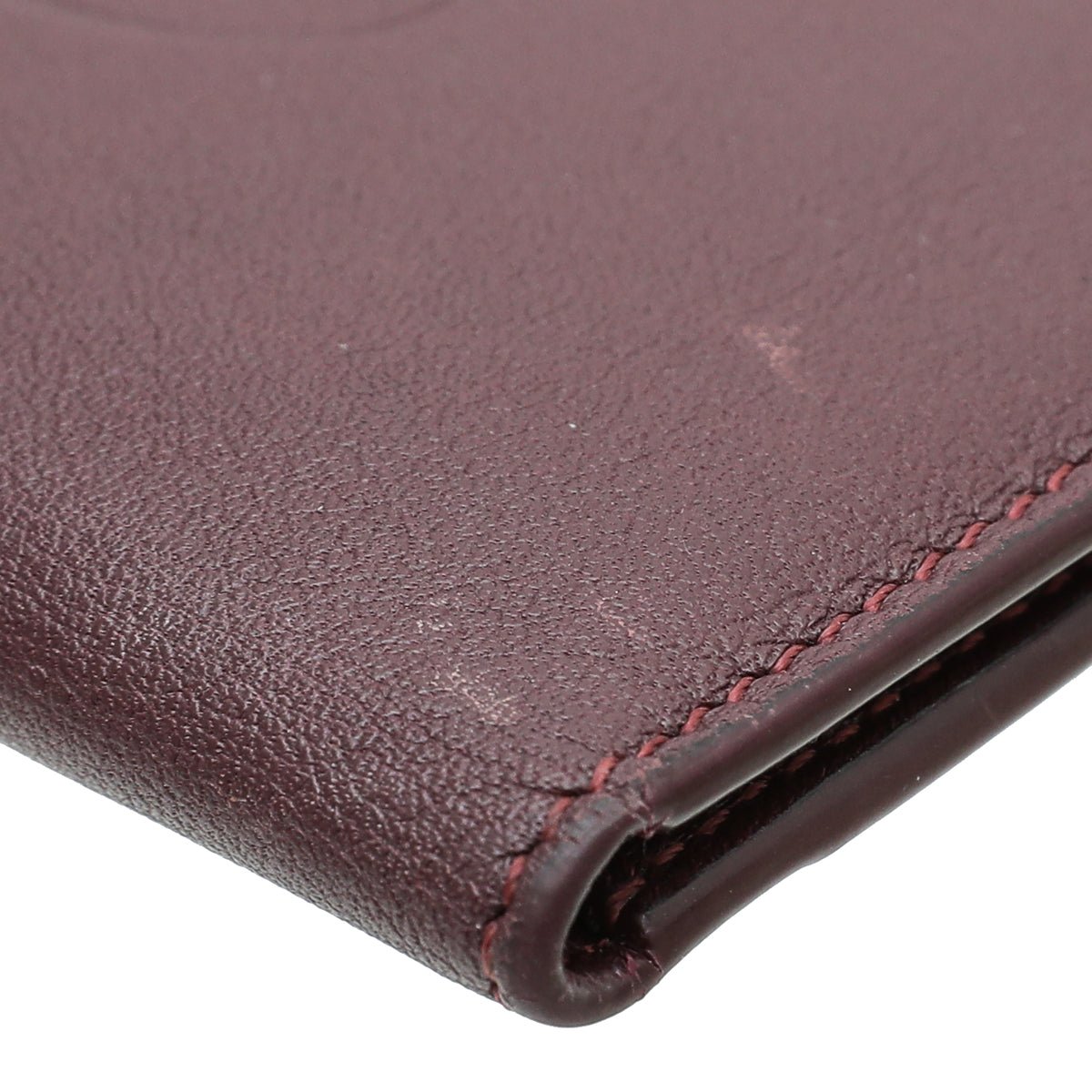 Cartier Must Burgundy De Cartier Credit Card Holder