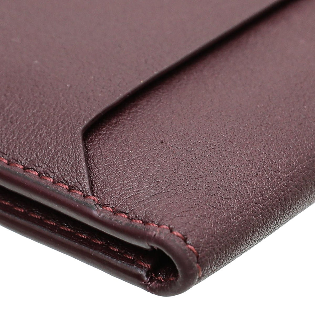 Cartier Must Burgundy De Cartier Credit Card Holder