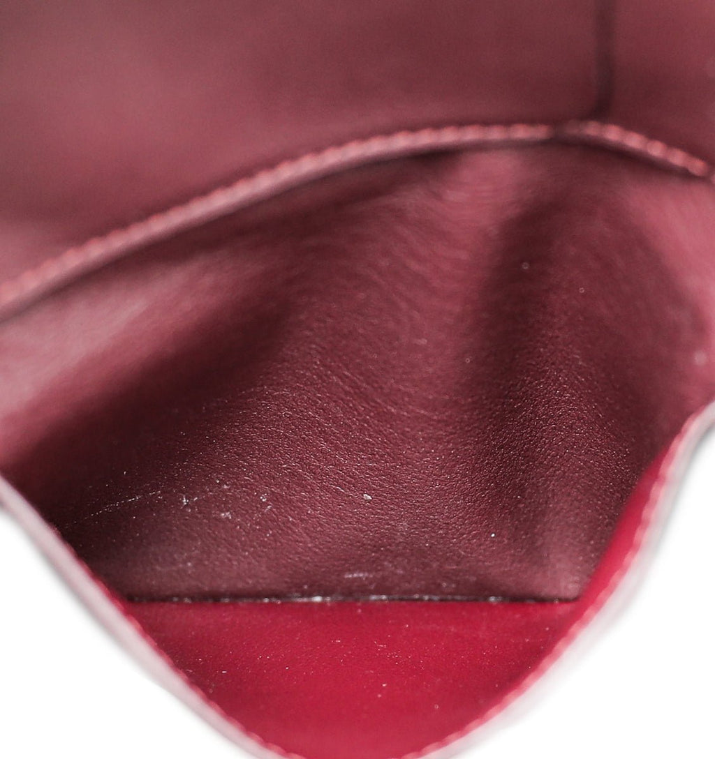 Cartier Must Burgundy De Cartier Credit Card Holder