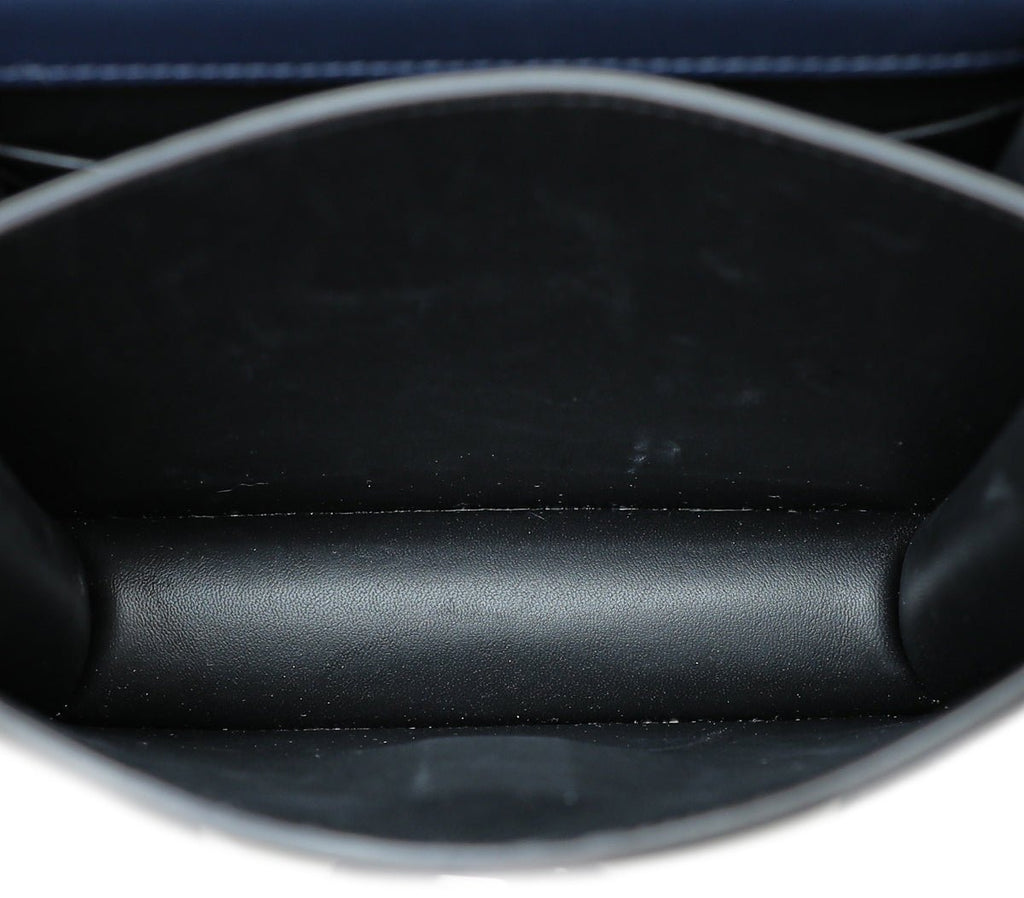 Cartier Navy Blue Panthere De Cartier Top Handle Mini Bag