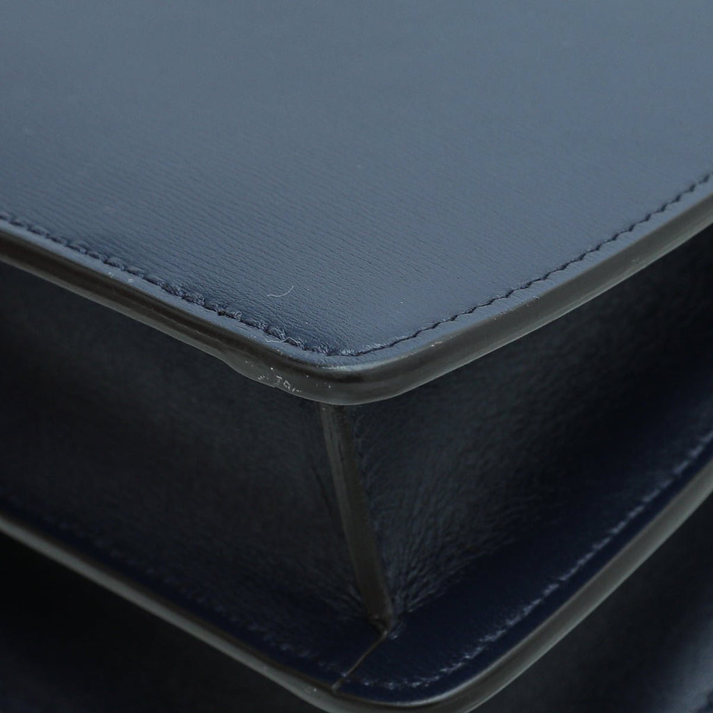 Cartier Navy Blue Panthere De Cartier Top Handle Mini Bag