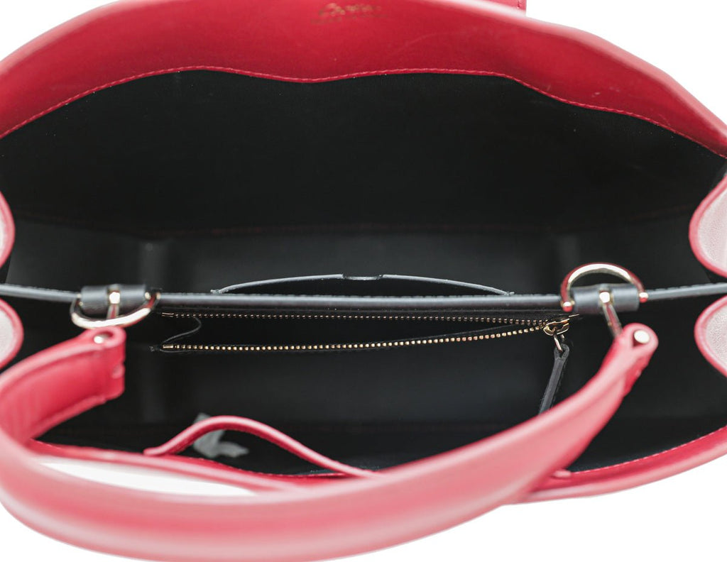 Cartier Red Guirlande De Cartier Top Handle Bag