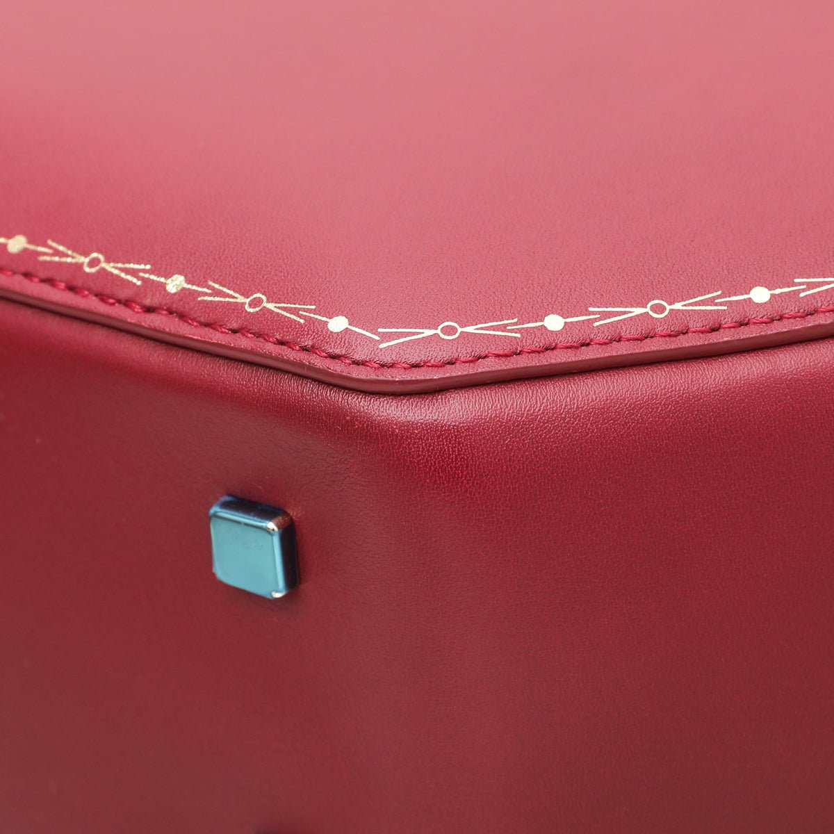 Cartier Red Guirlande De Cartier Top Handle Bag