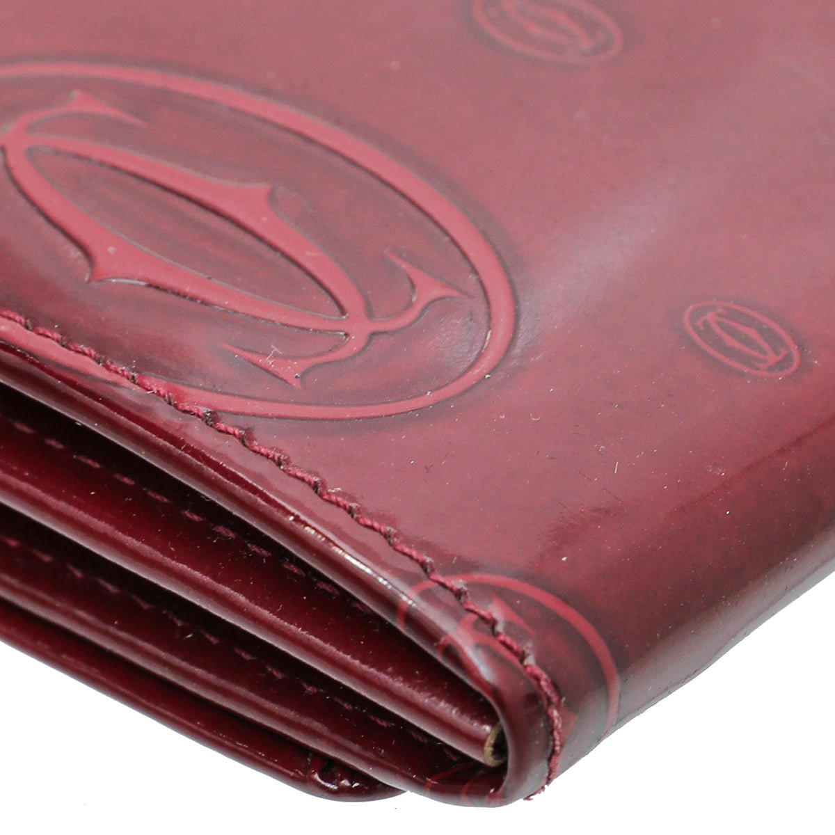Cartier Red "Happy Birthday" Continental Wallet