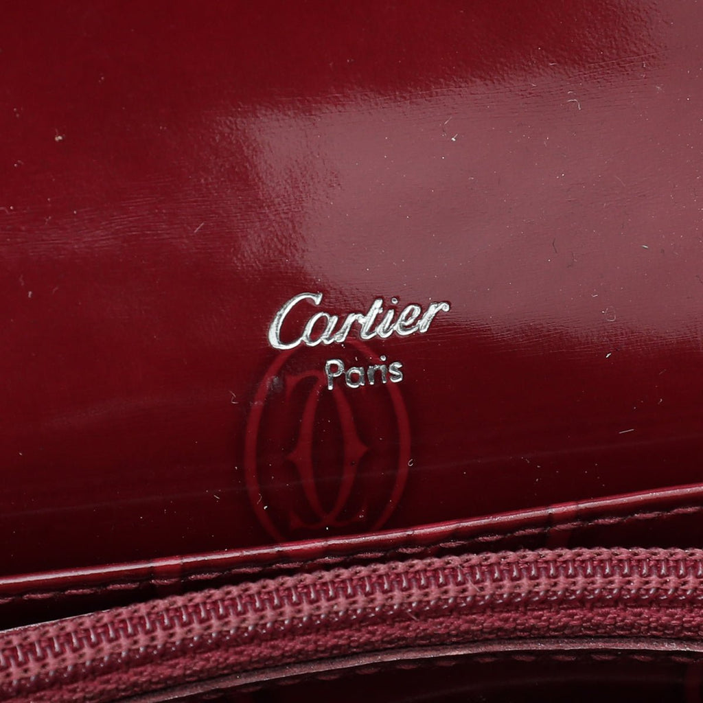 Cartier Red "Happy Birthday" Continental Wallet