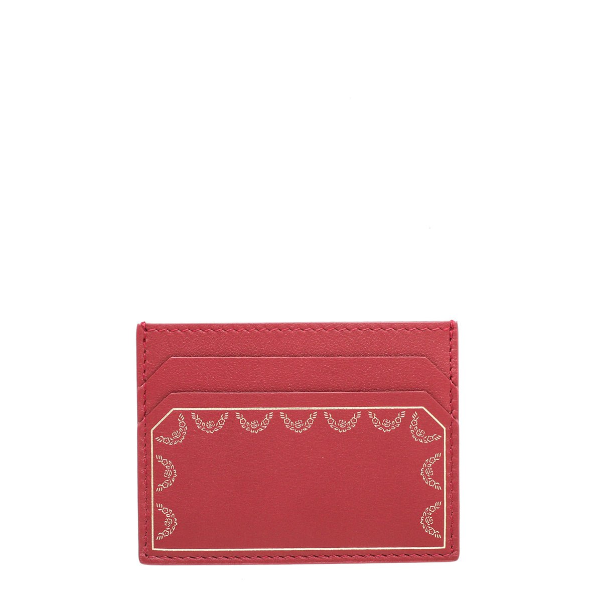 Cartier Red Simple Card Holder