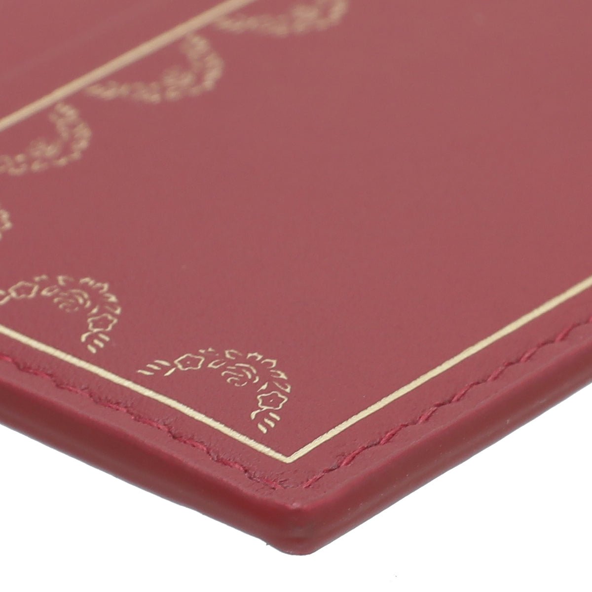 Cartier Red Simple Card Holder