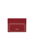 Cartier Spinal Red Guirlande De Cartier Card Holder W/ SSH Initial