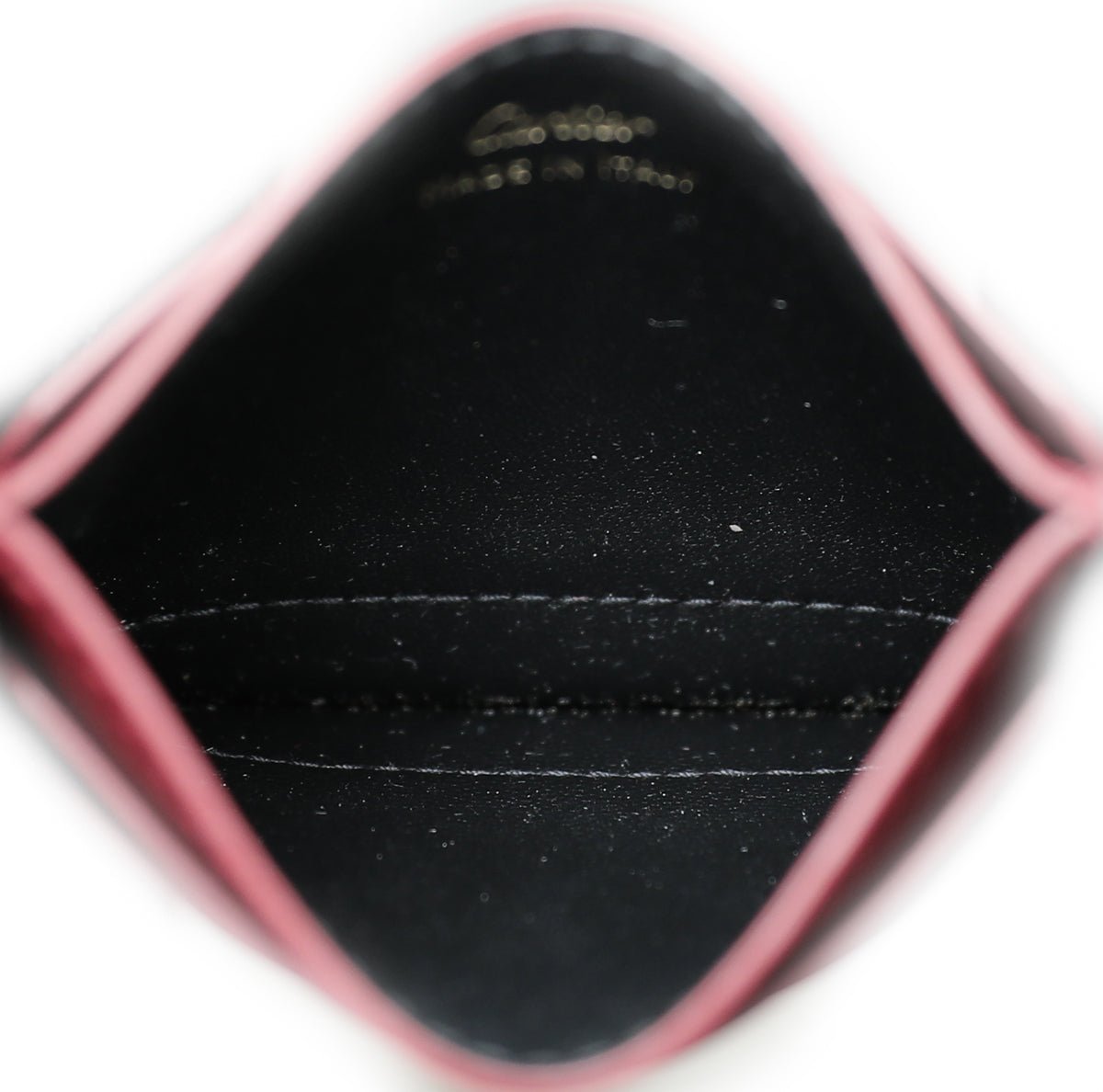 Cartier Spinal Red Guirlande De Cartier Card Holder W/ SSH Initial