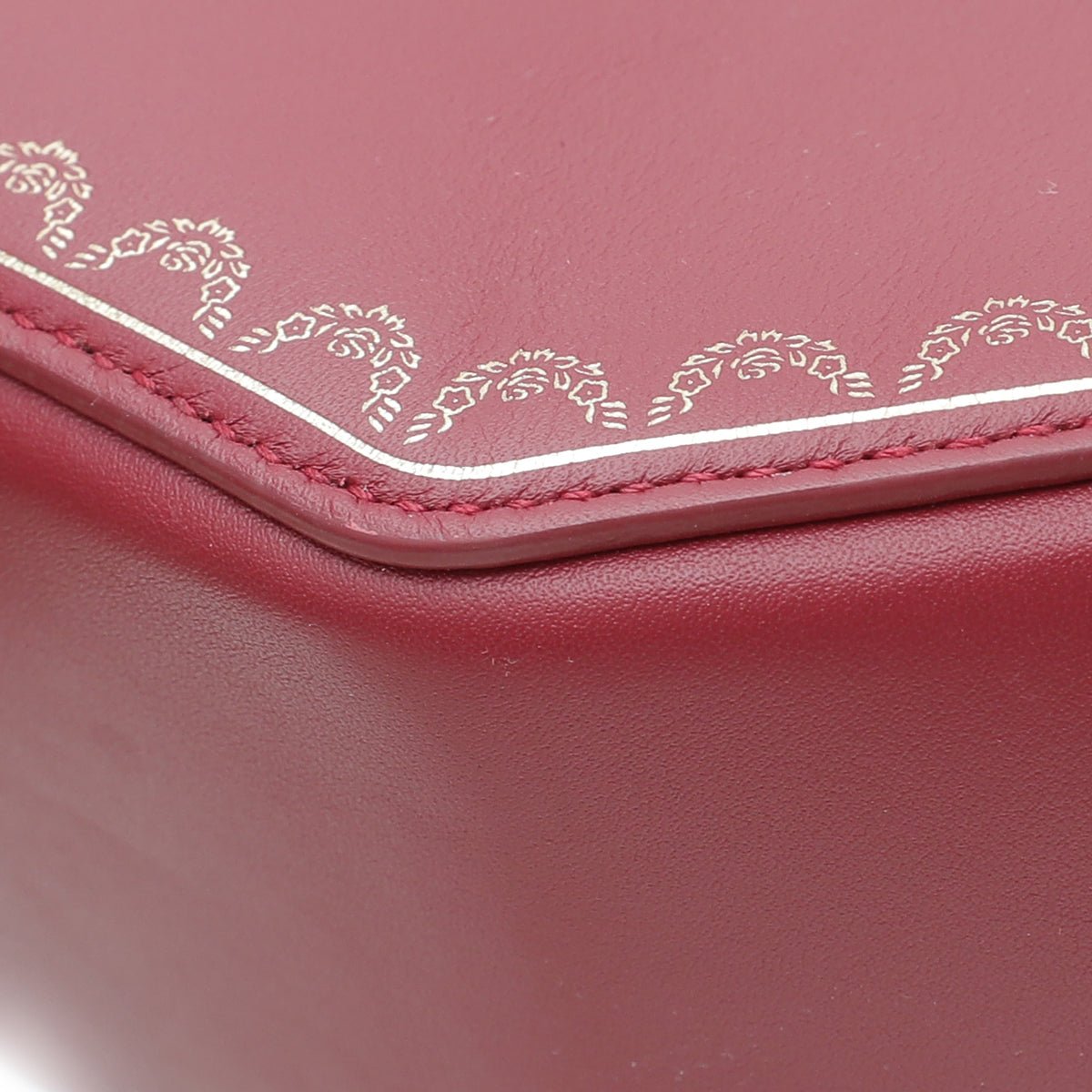 Cartier Spinal Red Guirlande De Cartier Mini Bag