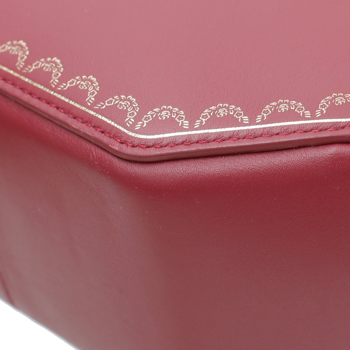 Cartier Spinal Red Guirlande De Cartier Mini Bag