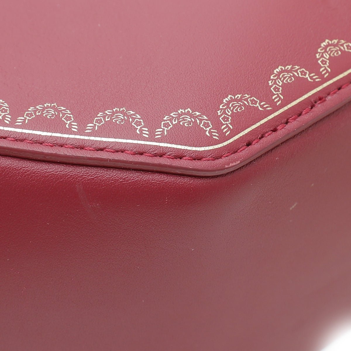 Cartier Spinal Red Guirlande De Cartier Mini Bag