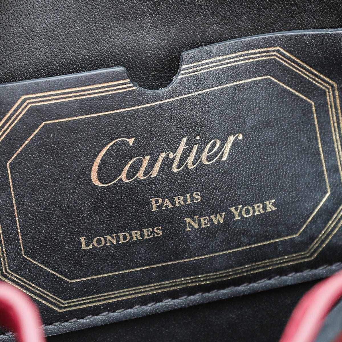 Cartier Spinal Red Guirlande De Cartier Mini Bag