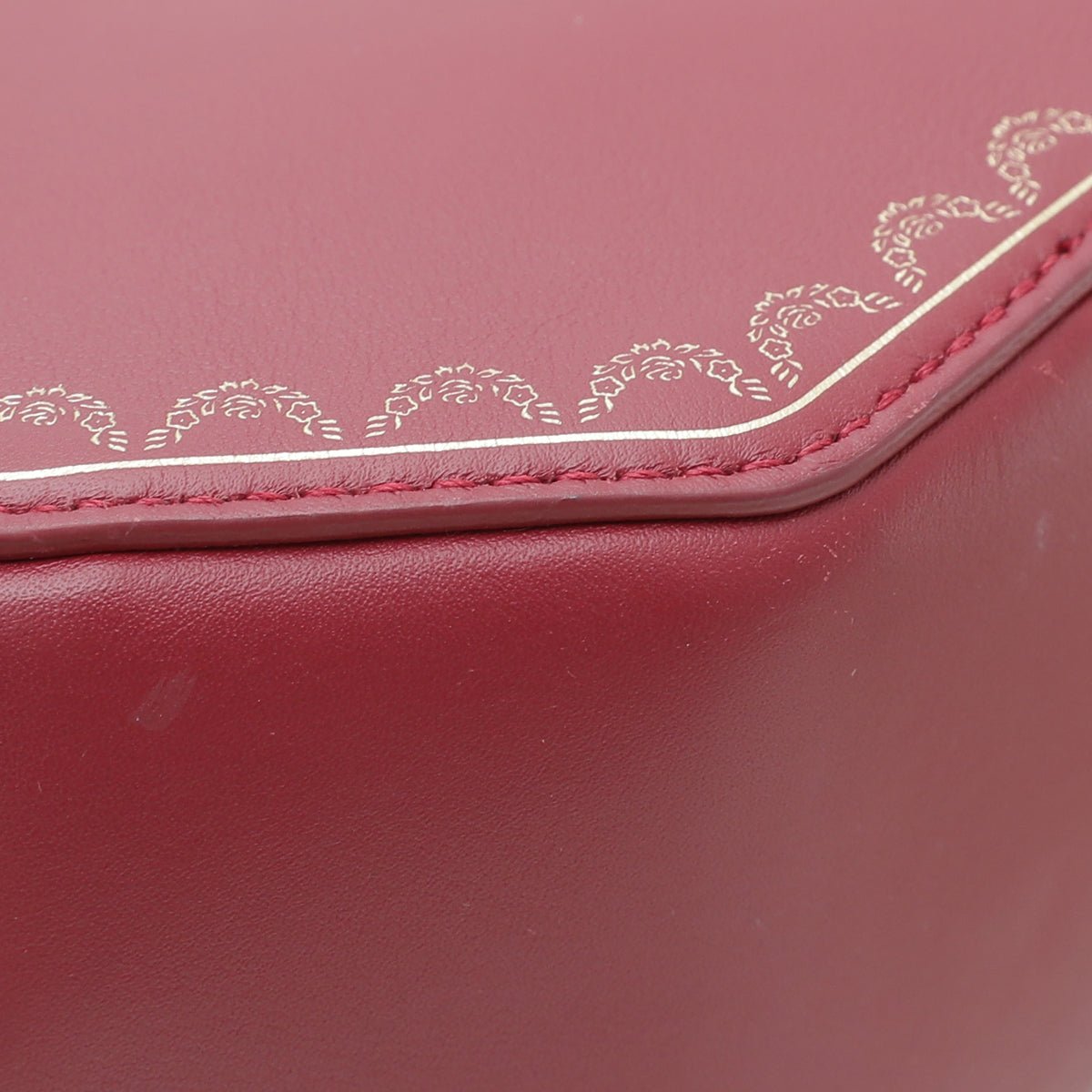 Cartier Spinal Red Guirlande De Cartier Mini Bag