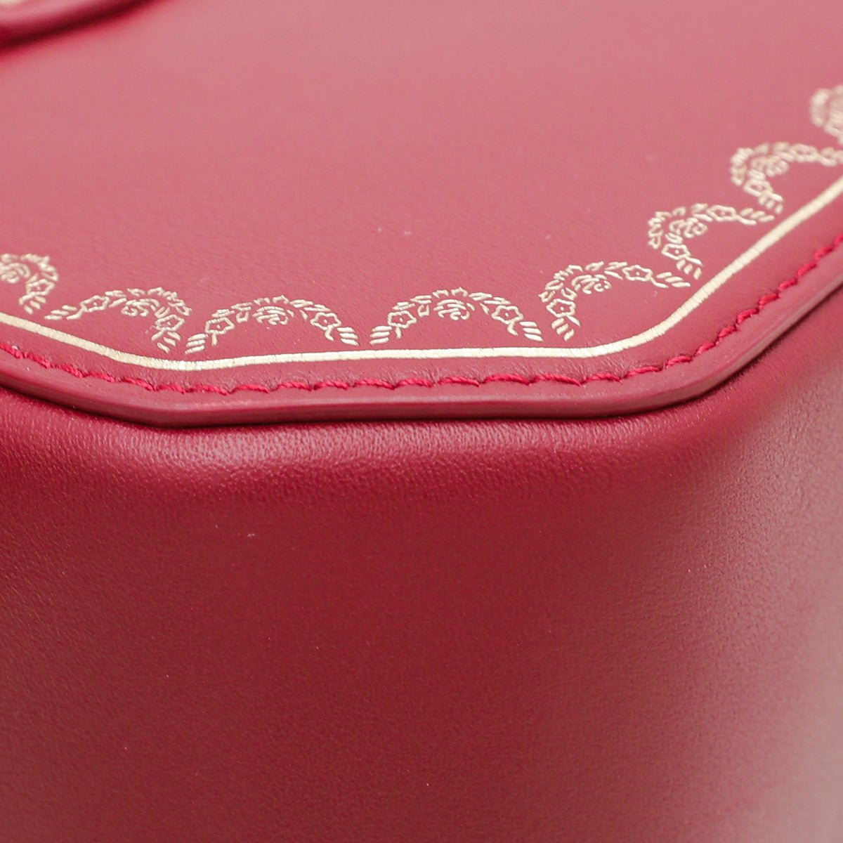 Cartier Spinal Red Guirlande De Cartier Nano Bag