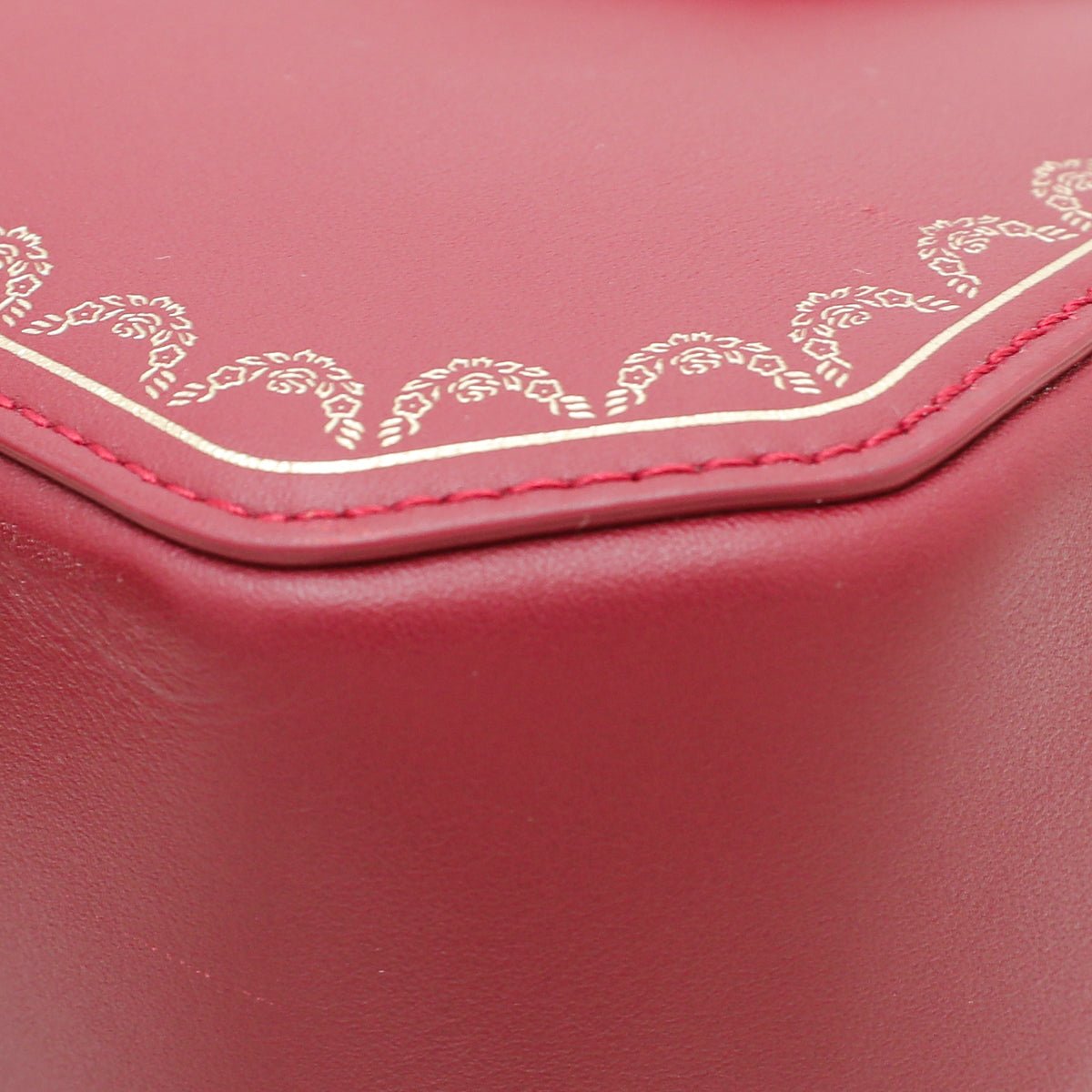Cartier Spinal Red Guirlande De Cartier Nano Bag