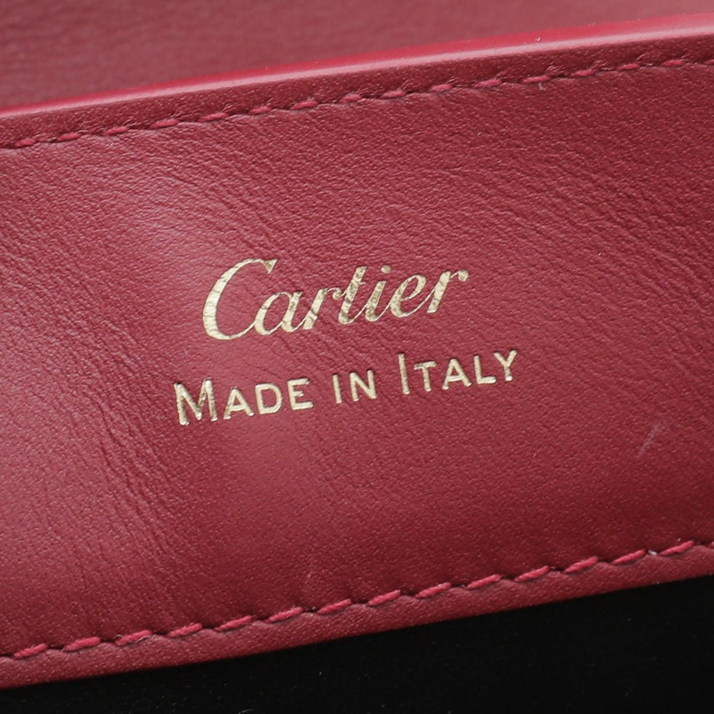 Cartier Spinal Red Guirlande De Cartier Nano Bag