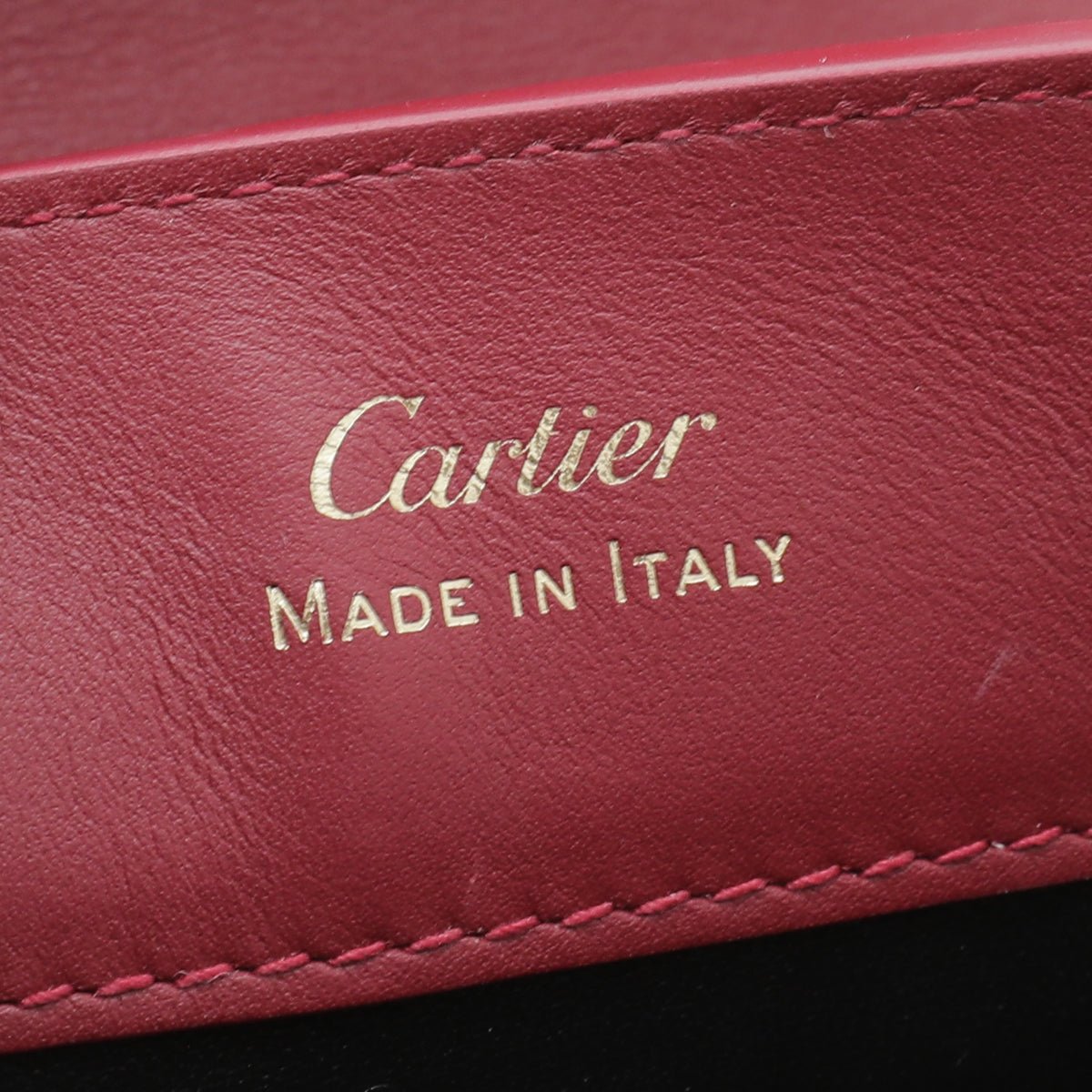 Cartier Spinal Red Guirlande De Cartier Nano Bag